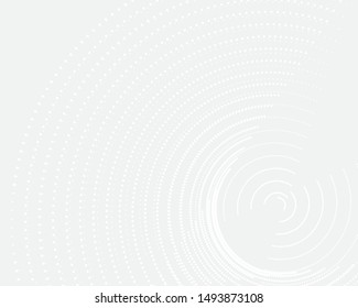 Spiral monochrome element vector illustration