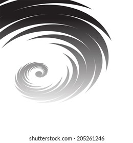 Spiral movement. Abstract backdrop. Vector art.