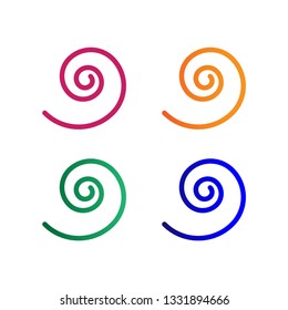 Spiral Nine Logo, editable and printable perfect for use in a wide range of new media templates: Web Marketing Agency, Social Media Services Showcase, Online Marketing Apps, and Web.