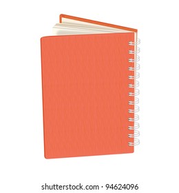 Spiral notebook.EPS 10