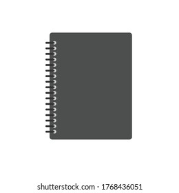 Spiral notebook with Blank  paper ,  object icon