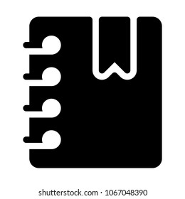 Spiral Notebook Bookmarked