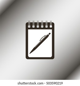 Spiral notebook icon