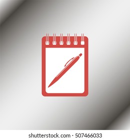 Spiral notebook icon