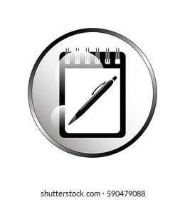 Spiral notebook icon