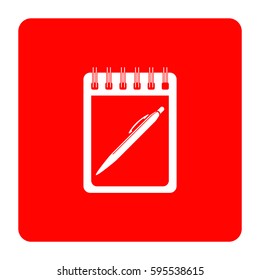 Spiral notebook icon