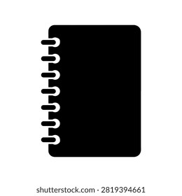 Spiral Notebook Office Stationery Vector Icon
