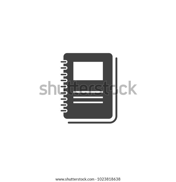 Spiral Notebook Vector Stock Vector (Royalty Free) 1023818638