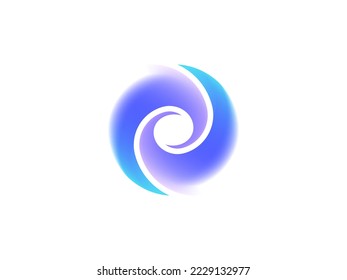 spiral outer space logo | galaxy