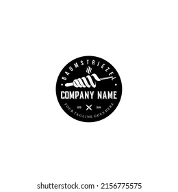 Spiral pastry logo design black and white circular emblem