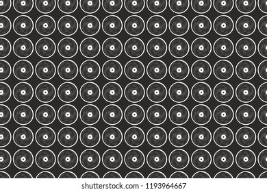 spiral pattern circle round vector background halftone monochrome black white geometric shape for web and print