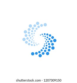 spiral point logo design