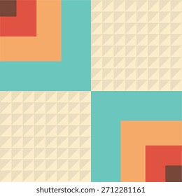 Fundo de padrão retro espiral. Redemoinho vetor groovy raios solares. Explosão radial psicodélica com textura grunge. Ilustração hipnótica da estrela dos anos 70. Vintage circular abstrato colorido 