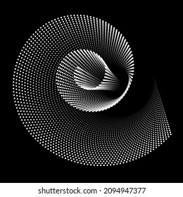 Spiral rhythm line dynamic abstract vector background for graphic designer use in artwork, website and publishing