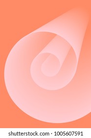 Spiral Roll. Paper Roll. Abstract Background. Coil Paper Created Using Blend Tool. Spiral Roll for Presentation, Wallpaper, Illustration, Web Design, Cover, Brochure, Banner. Abstract Illustration.