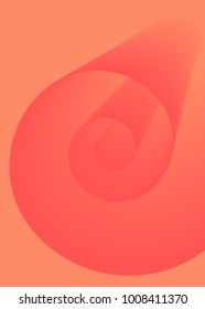 Spiral Roll. Paper Roll. Abstract Background. Coil Paper Created Using Blend Tool. Spiral Roll for Presentation, Wallpaper, Illustration, Web Design, Cover, Brochure, Banner. Abstract Illustration.