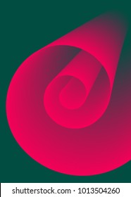 Spiral Roll. Paper Roll. Abstract Background. Coil Paper Created Using Blend Tool. Spiral Roll for Presentation, Wallpaper, Illustration, Web Design, Cover, Brochure, Banner. Abstract Illustration.