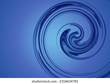 Spiral rotating wave line background