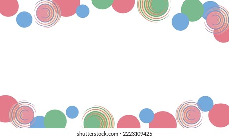 spiral round design frame, vector illustration