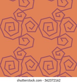 Spiral seamless pattern