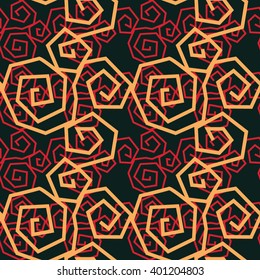 Spiral seamless pattern