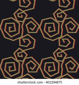 Spiral seamless pattern