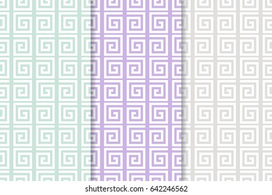 Spiral seamless pattern. Colored background. Vector illustration