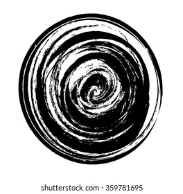 spiral shape cycle background, vector illustration design element