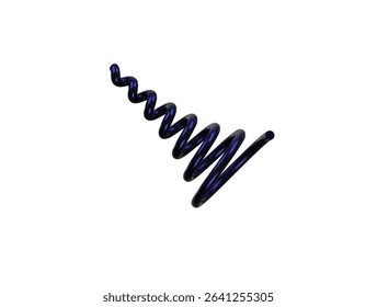 spiral shape icon 3d illustration render
