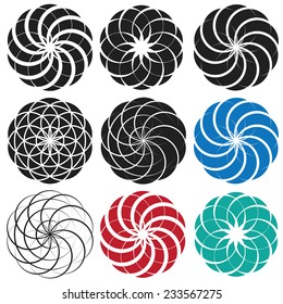 spiral snail decorative symbol 