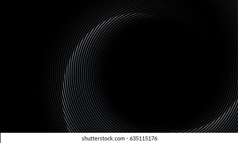 Spiral sound wave abstract vector background