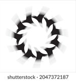 Spiral sound wave dynamic abstract vector background