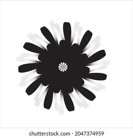 Spiral sound wave dynamic abstract vector background