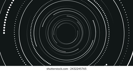 Spiral sound wave rhythm line dynamic abstract vector background