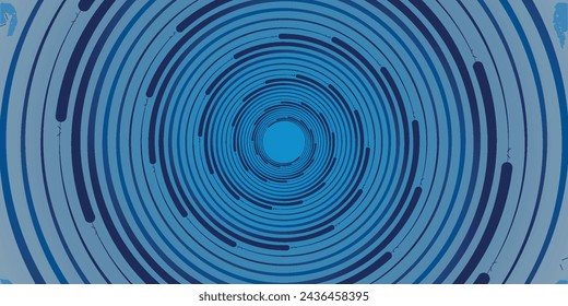 Spiral sound wave rhythm line dynamic abstract vector background