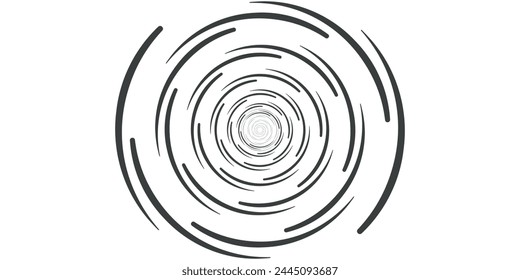 Spiral sound wave rhythm line dynamic abstract vector background	

