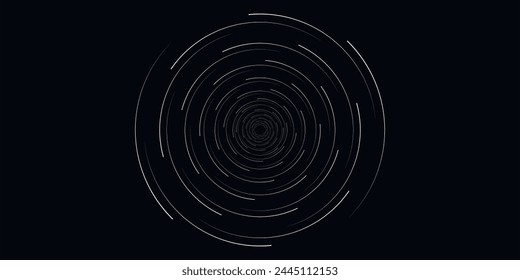 Spiral sound wave rhythm line dynamic abstract vector background