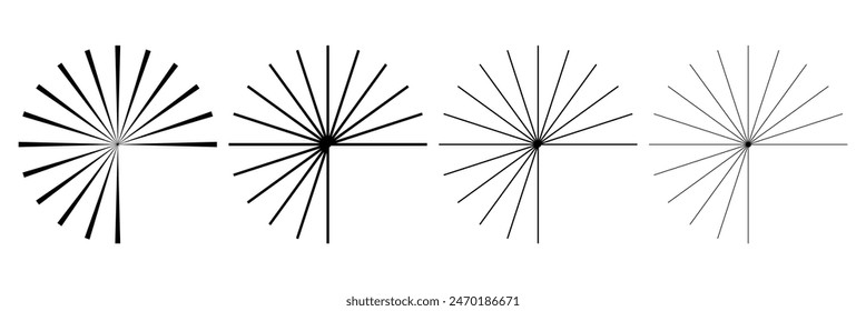 Spiral sound wave rhythm line dynamic abstract. Circular spiral sound wave rhythm from lines. Vector . Radial circle lines
