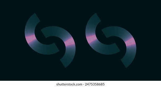 Spiral sound wave rhythm line dynamic abstract vector background.eps10