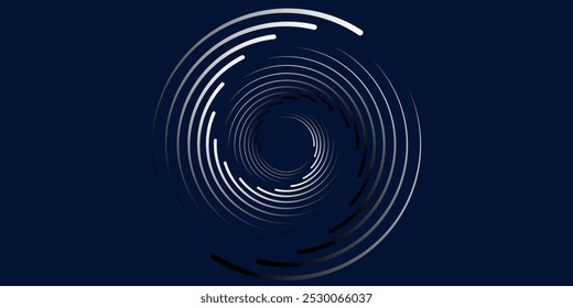 Fondo de Vector abstracto dinámico de línea de ritmo de onda de sonido espiral	
