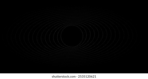 Spiral sound wave rhythm line dynamic abstract vector background