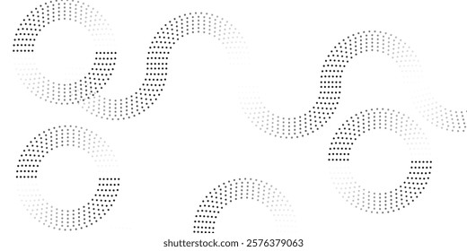 Spiral sound wave rhythm line dynamic abstract vector background