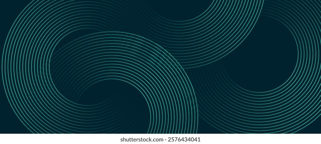 Spiral sound wave rhythm line dynamic abstract vector background	
