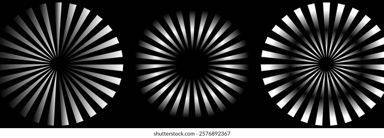 Spiral sound wave rhythm line dynamic abstract. Circular spiral sound wave rhythm from lines. Vector