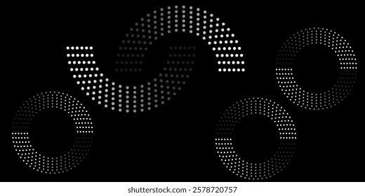 Spiral sound wave rhythm line dynamic abstract vector background