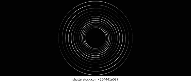 Spiral sound wave rhythm line dynamic abstract vector background modern spiral