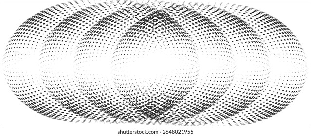 Spiral sound wave rhythm line dynamic abstract vector background
