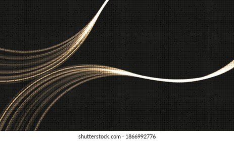 Spiral Sound Wave Technology Background,Hi-tech Digital and electronic wave Concept design,Free Space For text in put,Vector illustration.