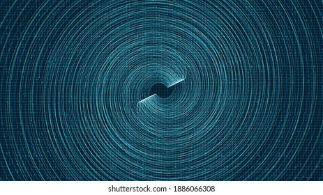 Spiral Speed Wave Technology Background,Hi-tech Digital and sound wave Concept design,Free Space For text in put,Vector illustration.