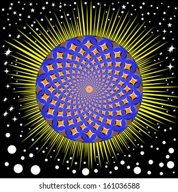 Spiral Spin Burst